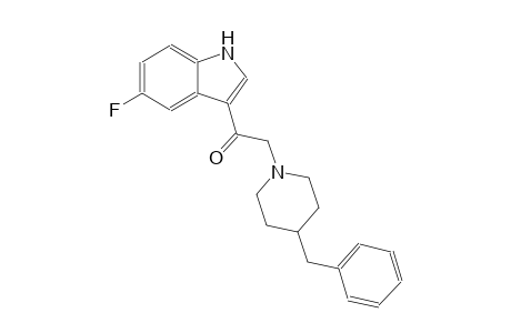 2-(4-benzyl-1-piperidinyl)-1-(5-fluoro-1H-indol-3-yl)ethanone