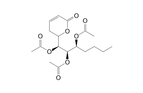 6-[(1R,2R,3S)-(1,2,3-Triacetoxy)heptyl]-5,6-dihydropyran-2-one