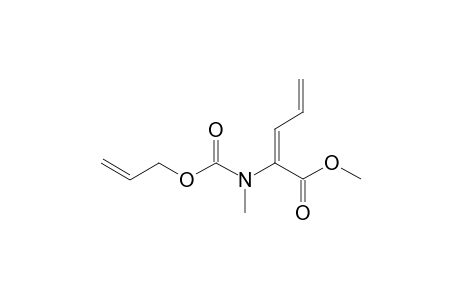 (2E)-2-(allyloxycarbonyl-methyl-amino)penta-2,4-dienoic acid methyl ester