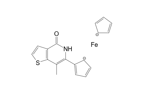 6-Ferrocenyl-7-methylthieno[3,2-c]pyridin-4(5H)-one