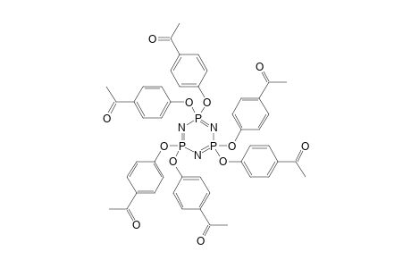 HEXAKIS-(4-ACETYLPHENOXY)-CYCLOTRIPHOSPHAZENE
