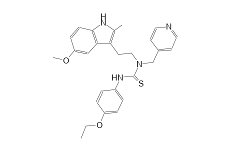 N'-(4-ethoxyphenyl)-N-[2-(5-methoxy-2-methyl-1H-indol-3-yl)ethyl]-N-(4-pyridinylmethyl)thiourea