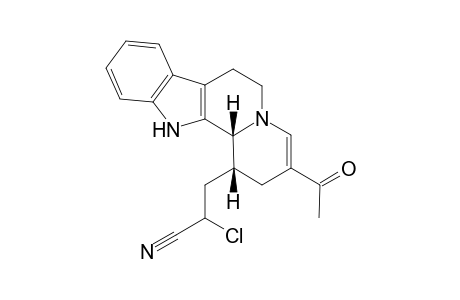 3-[(1R,12bR)-3-acetyl-1,2,6,7,12,12b-hexahydroindolo[2,3-a]quinolizin-1-yl]-2-chloro-propanenitrile
