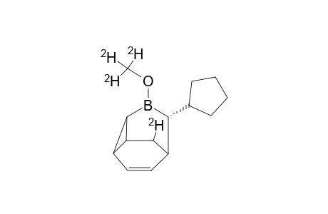 5-DEUTERIO-8-DEUTERIOMETHOXY-9-CYCLOPENTYL-8-BORATRICYCLO-[4.1.2(4,7)0(1,6)]-NON-2-ENE
