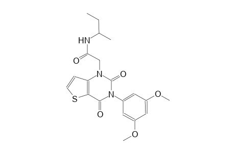 N-(sec-butyl)-2-(3-(3,5-dimethoxyphenyl)-2,4-dioxo-3,4-dihydrothieno[3,2-d]pyrimidin-1(2H)-yl)acetamide