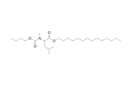 L-Leucine, N-butoxycarbonyl-N-methyl-, tetradecyl ester