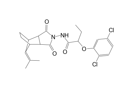2-(2,5-dichlorophenoxy)-N-[10-(1-methylethylidene)-3,5-dioxo-4-azatricyclo[5.2.1.0~2,6~]dec-4-yl]butanamide