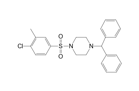 1-(4-Chloranyl-3-methyl-phenyl)sulfonyl-4-(diphenylmethyl)piperazine