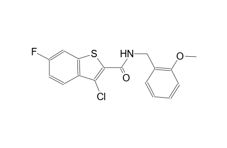 3-chloro-6-fluoro-N-(2-methoxybenzyl)-1-benzothiophene-2-carboxamide