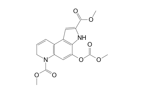 4-carbomethoxyoxy-3,7-dihydropyrrolo[3,2-f]quinoline-2,6-dicarboxylic acid dimethyl ester