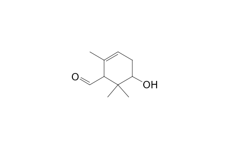 2-Cyclohexene-1-carboxaldehyde, 5-hydroxy-2,6,6-trimethyl-