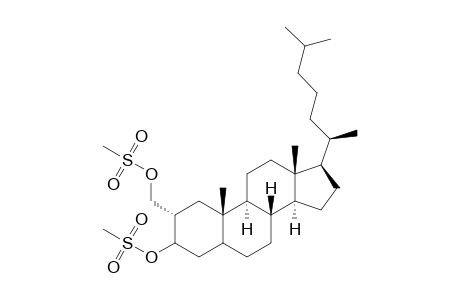 Cholestane-2-methanol, 3-[(methylsulfonyl)oxy]-, methanesulfonate, (2.alpha.,3.beta.,5.alpha.)-