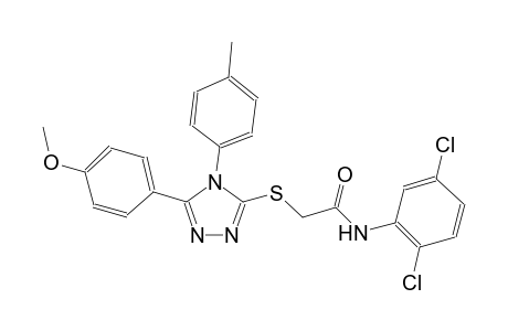 N-(2,5-dichlorophenyl)-2-{[5-(4-methoxyphenyl)-4-(4-methylphenyl)-4H-1,2,4-triazol-3-yl]sulfanyl}acetamide