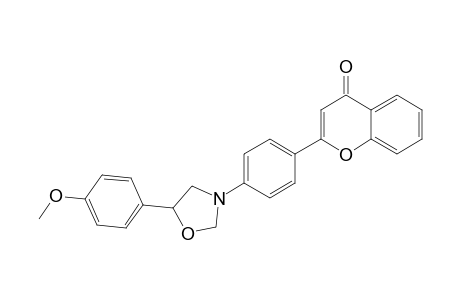 2-[4-[5-(4-METHOXYPHENYL)-OXAZOLIDIN-3-YL]-PHENYL]-4H-CHROMEN-4-ONE