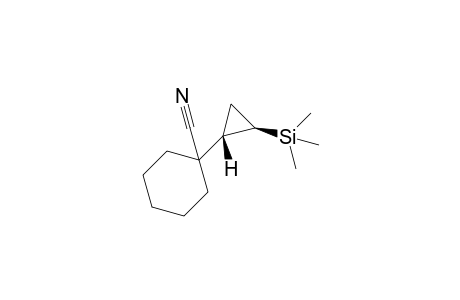 1-[(1S,2R)-2-trimethylsilylcyclopropyl]cyclohexanecarbonitrile