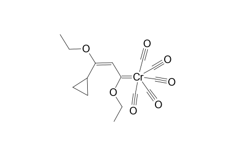 Pentacarbonyl [[ (2E)-3-cyclopropyl-1,3-diethoxy-2-propenylidene ] chromium
