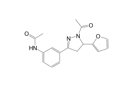 acetamide, N-[3-[1-acetyl-5-(2-furanyl)-4,5-dihydro-1H-pyrazol-3-yl]phenyl]-