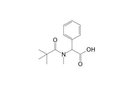 2-[(2,2-dimethyl-1-oxopropyl)-methylamino]-2-phenylacetic acid