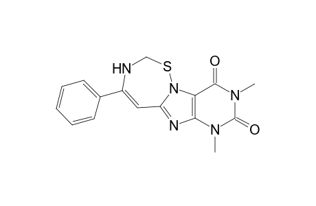 9-Phenyl-1,3-dimethyl-2,4-dioxo-1,2,3,4,6,7-hexahydro[1,3,6]thiadiazepino[3,2-f]purine