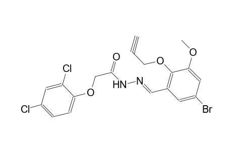 N'-{(E)-[5-bromo-3-methoxy-2-(2-propynyloxy)phenyl]methylidene}-2-(2,4-dichlorophenoxy)acetohydrazide