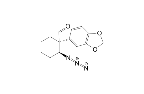 (1S,2S)-2-azido-1-(benzo[d][1,3]dioxol-5-yl)cyclohexanecarbaldehyde