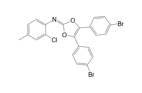4,5-Bis(4-bromophenyl)-2-(2-chloro-4-methylphenylimino)-1,3-dioxole