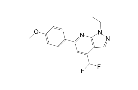1H-pyrazolo[3,4-b]pyridine, 4-(difluoromethyl)-1-ethyl-6-(4-methoxyphenyl)-