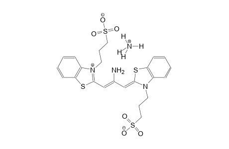 ammonium 3-(2-((1Z,3Z)-2-amino-3-(3-(3-sulfonatopropyl)benzo[d]thiazol-2(3H)-ylidene)prop-1-en-1-yl)benzo[d]thiazol-3-ium-3-yl)propane-1-sulfonate