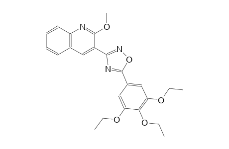 2-methoxy-3-[5-(3,4,5-triethoxyphenyl)-1,2,4-oxadiazol-3-yl]quinoline