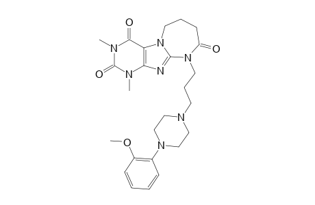 1,3-Dimethyl-9-{3-[4-(2'-methoxyphenyl)-1-piperazinyl]propyl}-2,4,8-trioxo-1,3-dihydro-9H-1,3-diazacyclohepta[2,1-f]purine