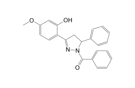 2-(1-benzoyl-5-phenyl-4,5-dihydro-1H-pyrazol-3-yl)-5-methoxyphenol