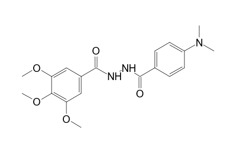 1-[p-(dimethylamino)benzoyl]-2-(3,4,5-trimethoxybenzoyl)hydrazine
