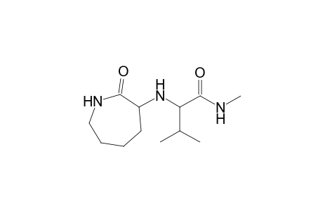 N-(1-(N-Methylcarbamoyl)-2-methylpropyl)-lysine .epsilon.-lactam