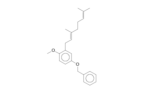 Benzene, 4-benzyloxy-1-methoxy-2-(3,7-dimethyl-2,6-octadienyl)-