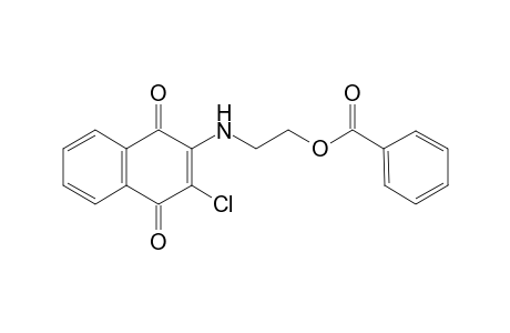 2-[(3-chloro-1,4-dioxo-1,4-dihydronaphthalen-2-yl)amino]ethyl benzoate