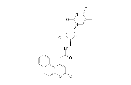 2-(3-OXO-3H-BENZO-[F]-CHROMEN-4-YL)-N-(THYMIDIN-5'-YL)-ACETAMIDE