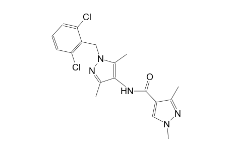 N-[1-(2,6-dichlorobenzyl)-3,5-dimethyl-1H-pyrazol-4-yl]-1,3-dimethyl-1H-pyrazole-4-carboxamide