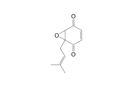 7-Oxabicyclo[4.1.0]hept-3-ene-2,5-dione, 1-(3-methyl-2-butenyl)-