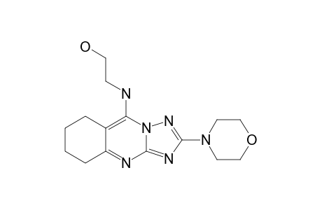 5-(2-HYDROXYETHYLAMINO)-2-(MORPHOLIN-4-YL)-6,7,8,9-TETRAHYDRO-1,2,4-TRIAZOLO-[5,1-B]-QUINAZOLINE