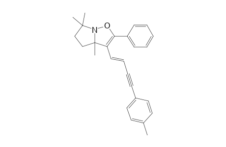 3a,4,5,6-Tetrahydro-3a,6,6-trimethyl-3-[4'-(4"-methylphenyl)but-1'-en-3'-ynyl]-2-phenylpyrrolo[1,2-b]isoxazole