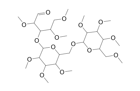 L-Arabinose, O-2,3,4,6-tetra-O-methyl-.beta.-D-galactopyranosyl-(1.fwdarw.6)-O-2,3,4-tri-O-methyl-.beta.-D-galactopyranosyl-(1.fwdarw.3)-2,4,5-tri-O-methyl-