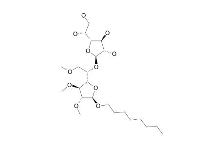OCTYL-5-O-(BETA-D-GALACTOFURANOSYL)-2,3,6-TRI-O-METHYL-BETA-D-GALACTOFURANOSIDE