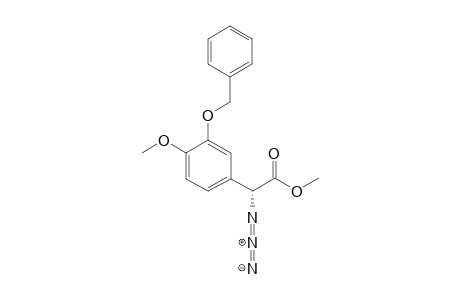 Methyl (2R)-Azido-2-(3-benzoyloxy-4-methoxyphenyl)acetate