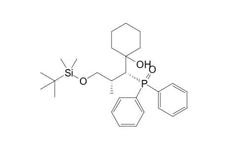 1-[(1R,2R)-3-[tert-butyl(dimethyl)silyl]oxy-1-diphenylphosphoryl-2-methyl-propyl]cyclohexan-1-ol