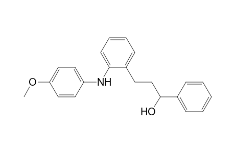 3-[2-(4-methoxyanilino)phenyl]-1-phenyl-1-propanol