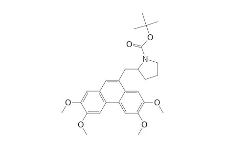 2,3,6,7-Tetramethoxy-9-(1-BOC-pyrrolidin-2-yl)methylphenanthrene