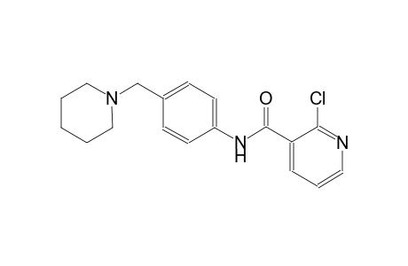 2-chloro-N-[4-(1-piperidinylmethyl)phenyl]nicotinamide