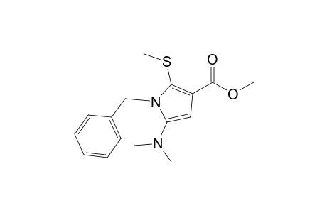 Methyl 1-benzyl-5-(dimethylamino)-2-(methylthio)-1H-pyrrole-3-carboxylate