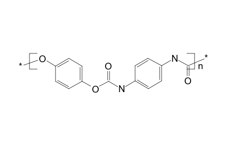 Poly(oxy-1,4-phenyleneoxycarbonylimino-1,4-phenyleneiminocarbonyl)