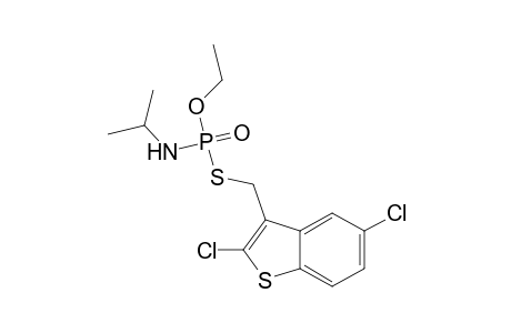 isopropylphosphoramidothioic acid, S-[(2,5-dichlorobenzo[b]thien-3-yl)methyl] O-ethyl ester